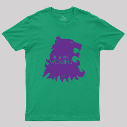 Purple Wedding Geek T-Shirt