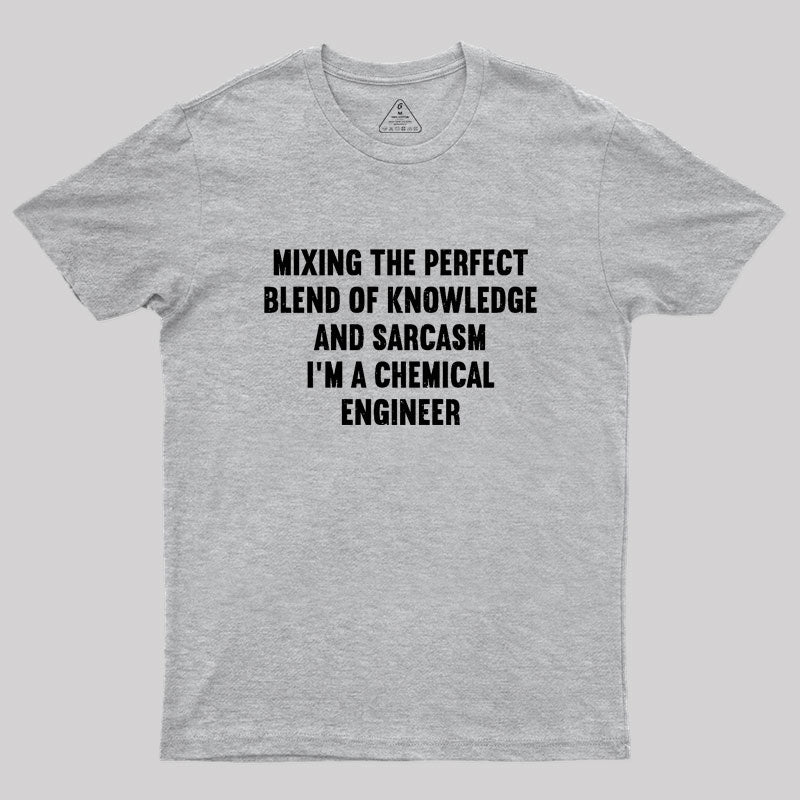 Mixing The Perfect Blend of Knowledge Geek T-Shirt