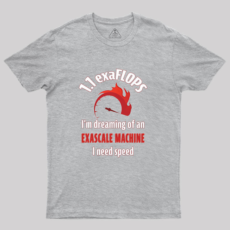 Exascale Machine Supercomputer Geek T-Shirt