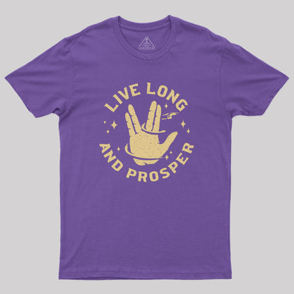 Live Long And Prosper Cosmic Geek T-Shirt