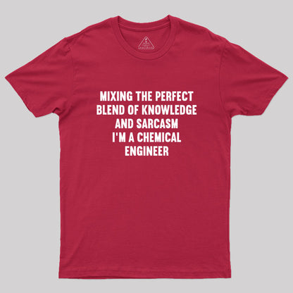 Mixing The Perfect Blend of Knowledge Geek T-Shirt