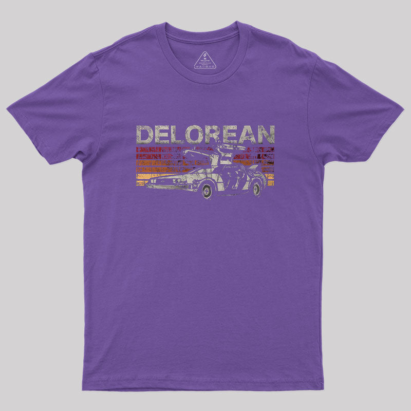 Retro Delorean Geek T-Shirt