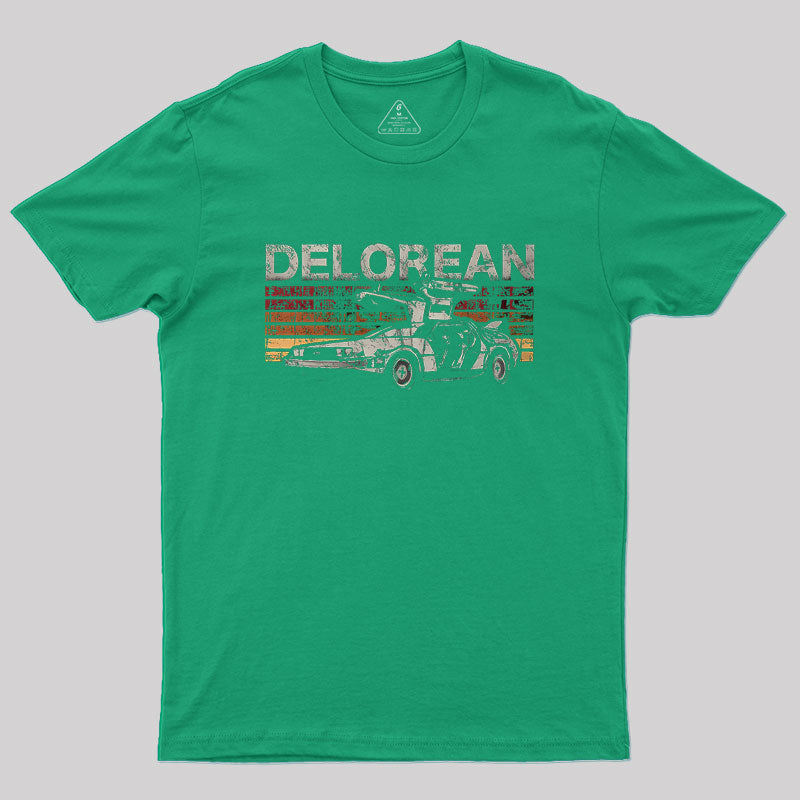 Retro Delorean Geek T-Shirt