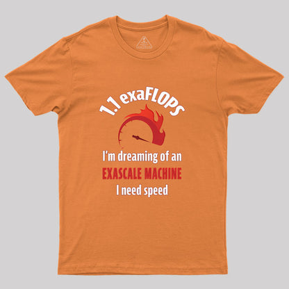 Exascale Machine Supercomputer Geek T-Shirt