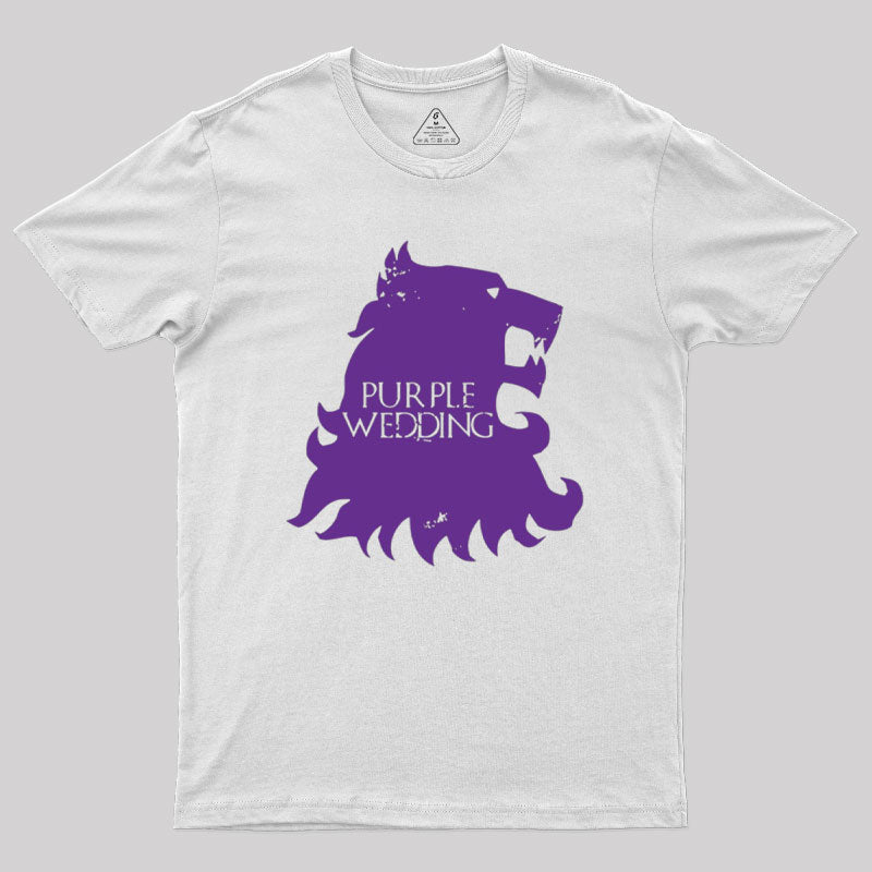 Purple Wedding Geek T-Shirt