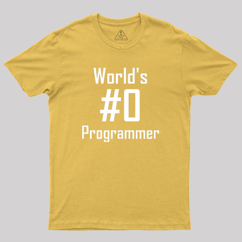 World's #0 Programmer Geek T-Shirt