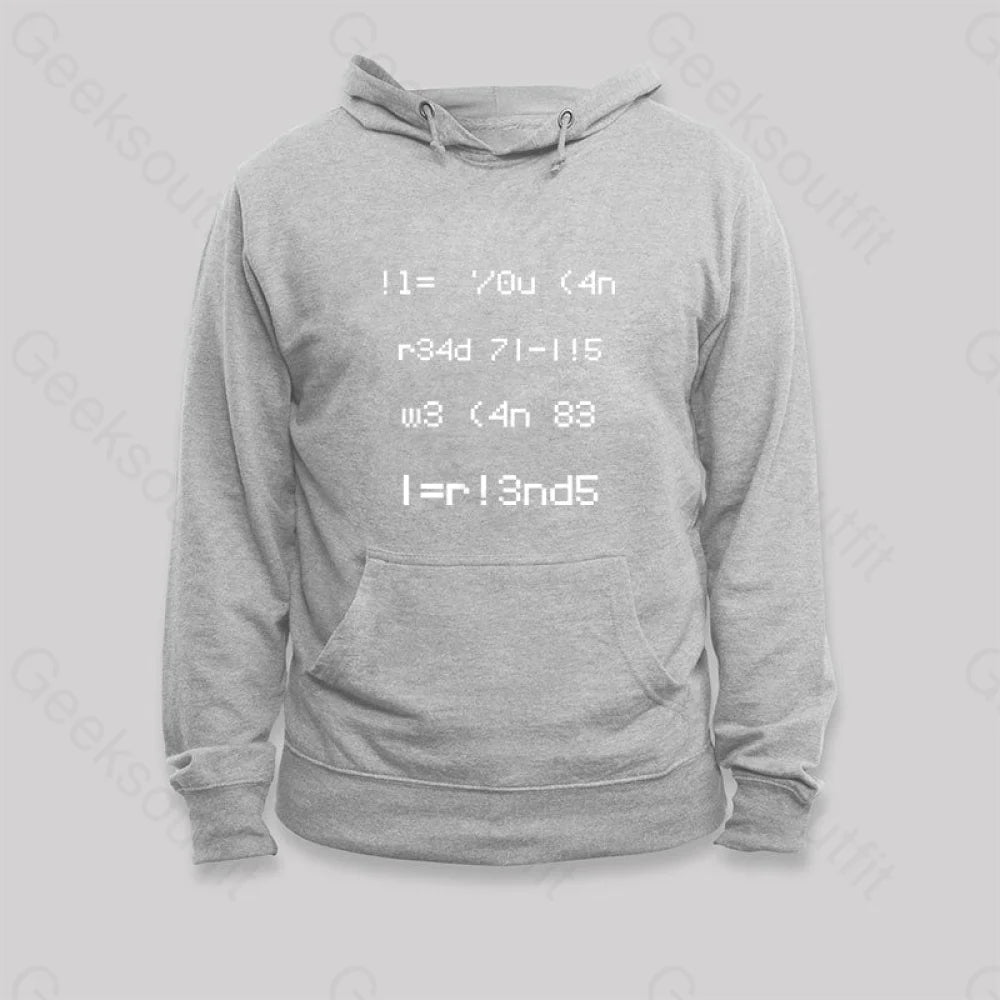 1337 Hoodie Grey / S