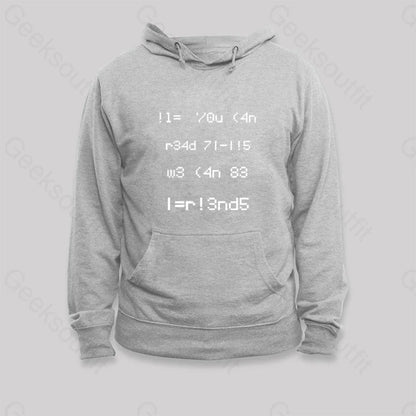 1337 Hoodie Grey / S