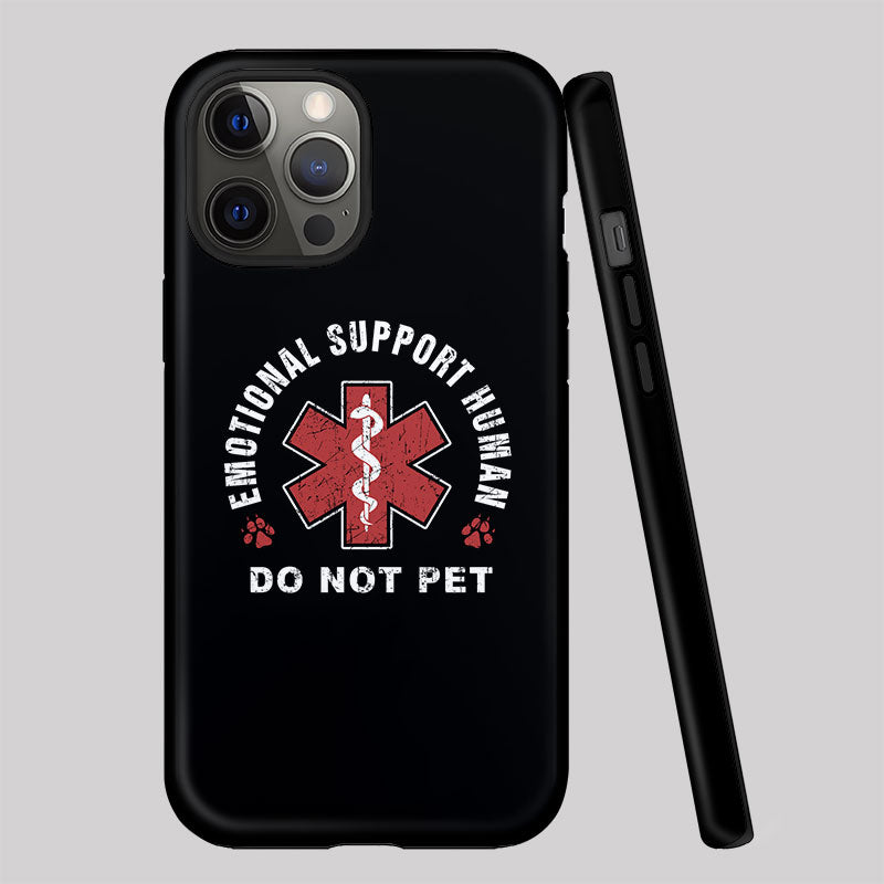 Emotional Support Human Geek Phone Case