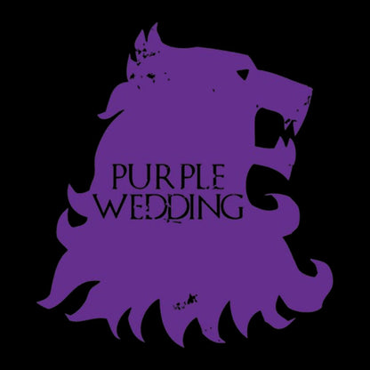 Purple Wedding Geek T-Shirt