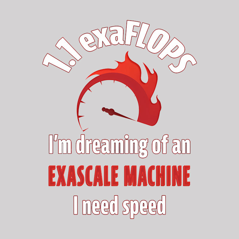 Exascale Machine Supercomputer Geek T-Shirt