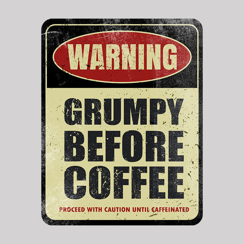 Grumpy Before Coffee Geek T-Shirt