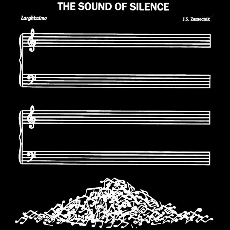 The Sound Of Silence music sheets Classic T-Shirt