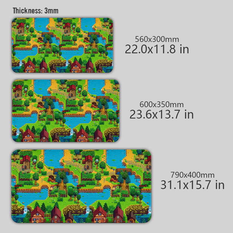 Stardew Valley RPG Game Geek Mouse Pad