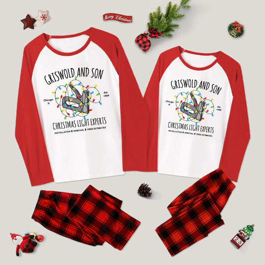 Griswold And Son Christmas Light Experts Couple Pajama Set