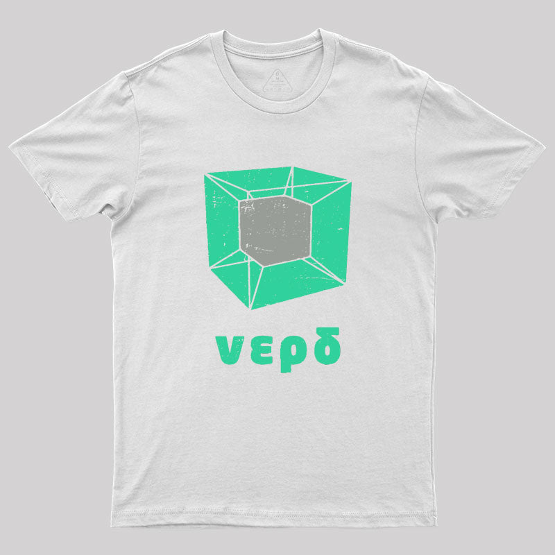 Tesseract Design For The Nerd Geek T-Shirt