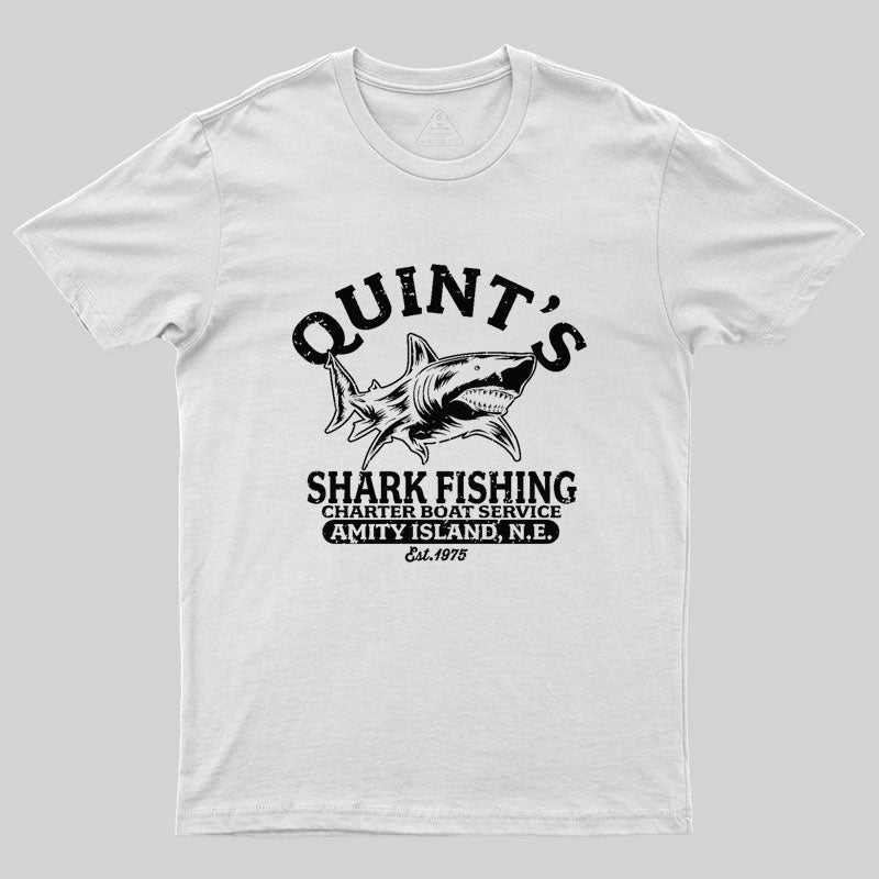 Quint's Shark Fishing Geek T-Shirt