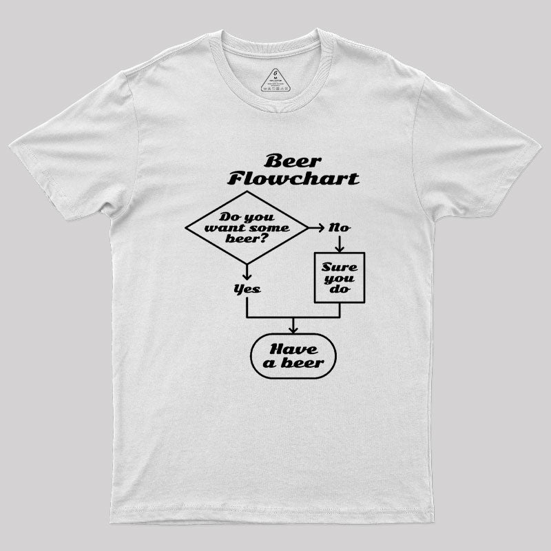 Beer Flowchart Geek T-Shirt