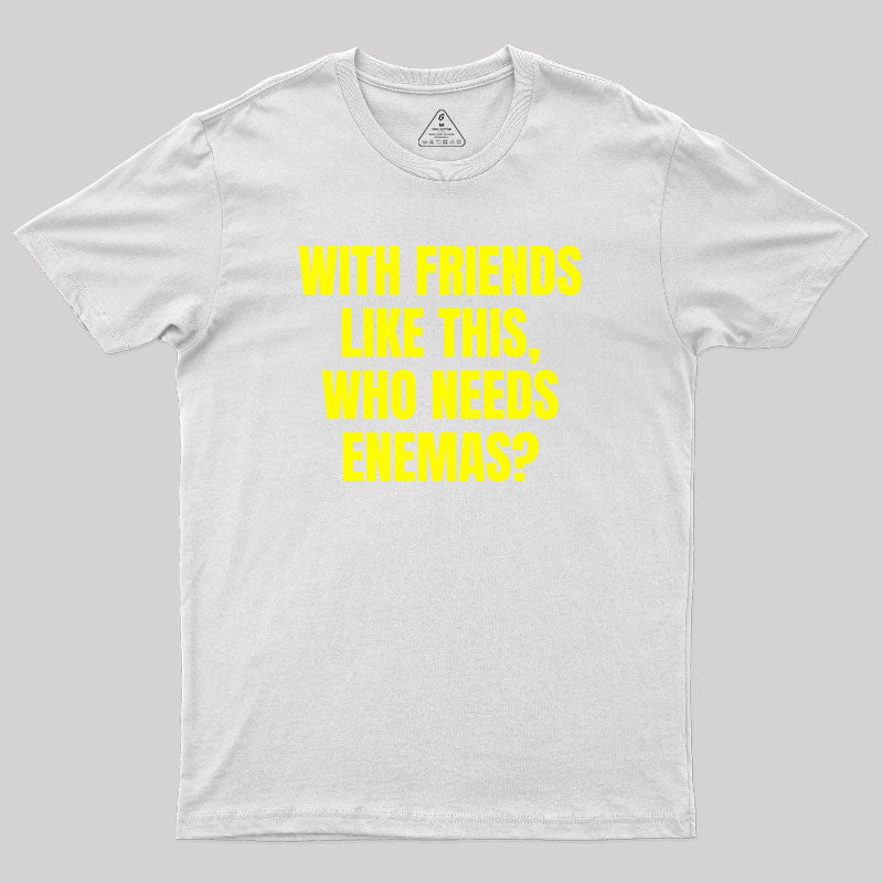 With Friends Like These Who Needs Enemies Geek T-Shirt