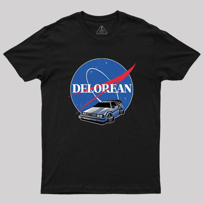 DELOREAN SPACE Geek T-Shirt