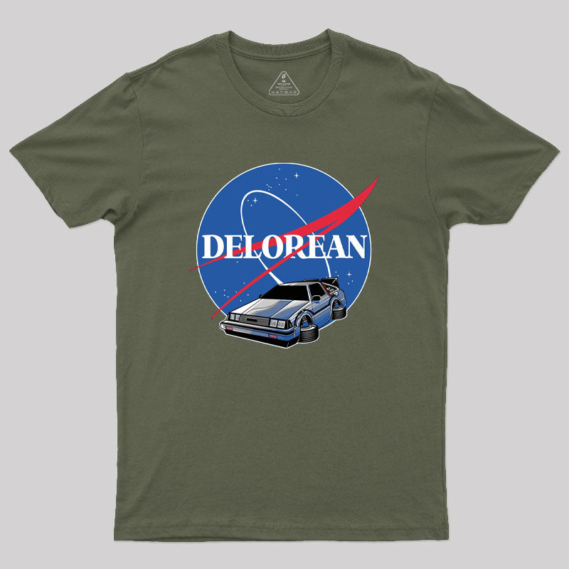 DELOREAN SPACE Geek T-Shirt