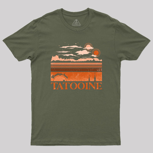 Tatooine Greetings Geek T-Shirt