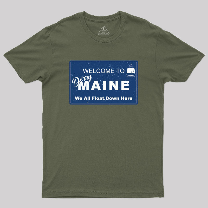 Welcome to Derry Maine Geek T-Shirt