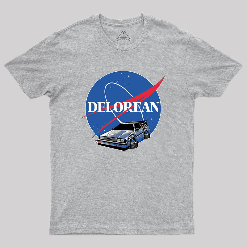 DELOREAN SPACE Geek T-Shirt