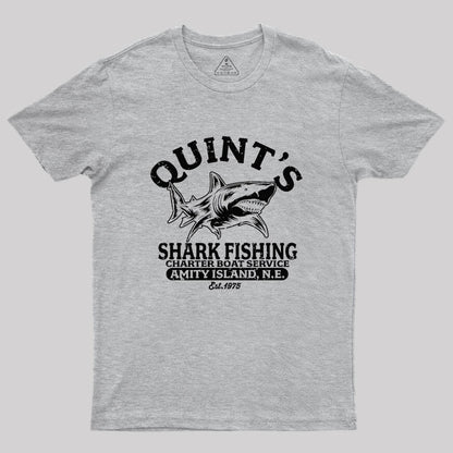 Quint's Shark Fishing Geek T-Shirt