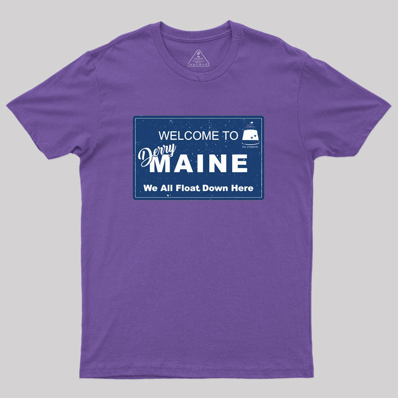 Welcome to Derry Maine Geek T-Shirt