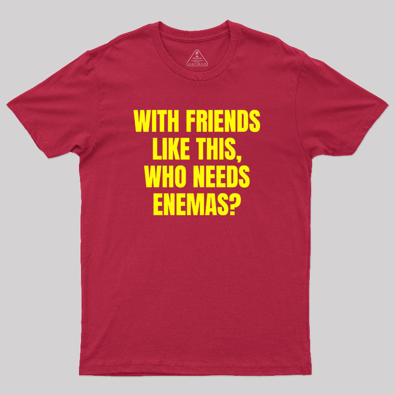 With Friends Like These Who Needs Enemies Geek T-Shirt