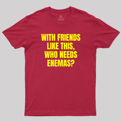 With Friends Like These Who Needs Enemies Geek T-Shirt