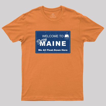 Welcome to Derry Maine Geek T-Shirt