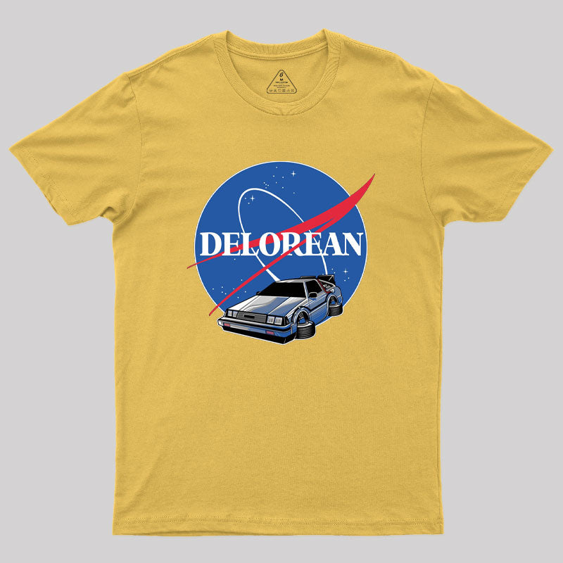 DELOREAN SPACE Geek T-Shirt