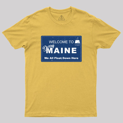 Welcome to Derry Maine Geek T-Shirt