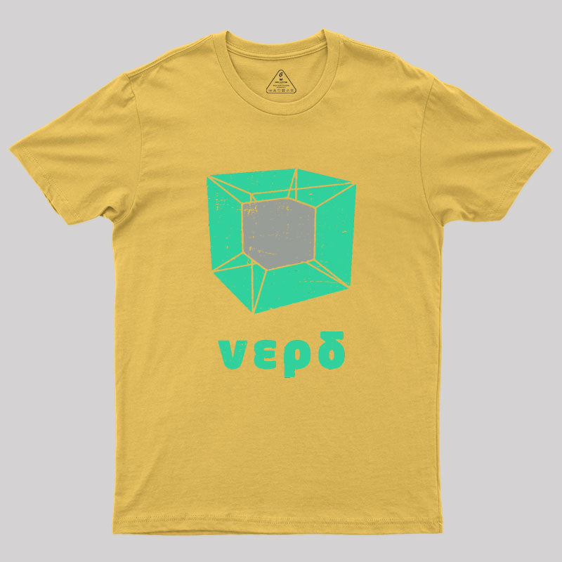 Tesseract Design For The Nerd Geek T-Shirt