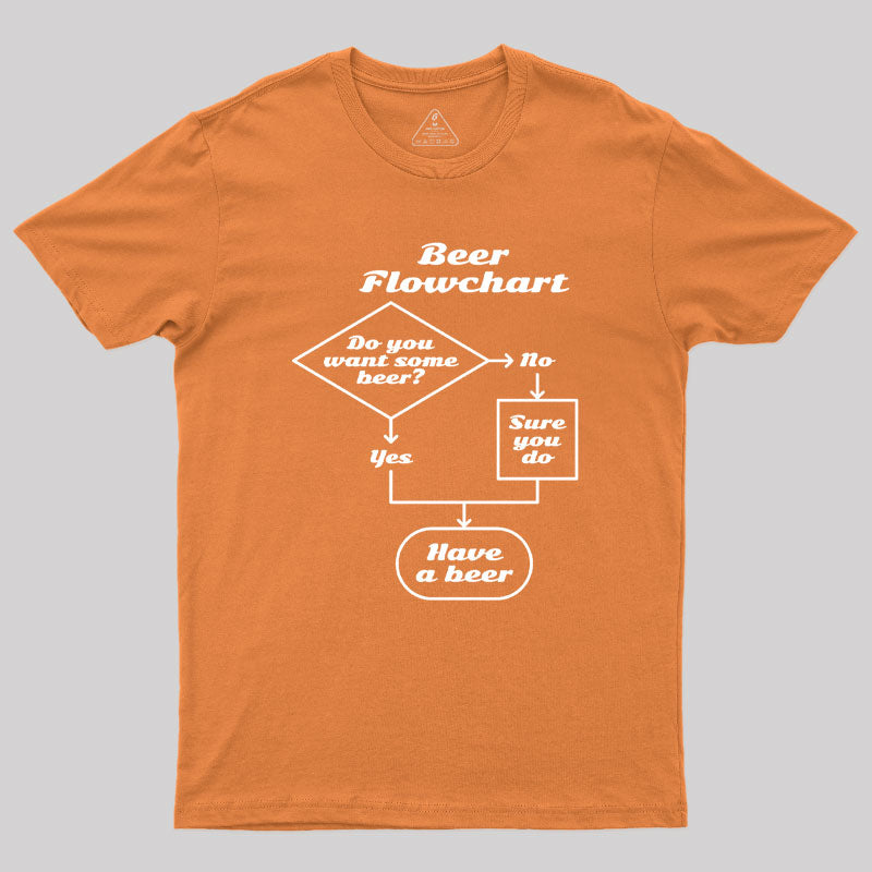 Beer Flowchart Geek T-Shirt