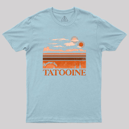 Tatooine Greetings Geek T-Shirt