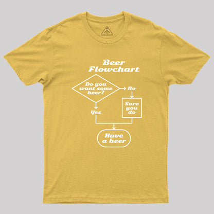 Beer Flowchart Geek T-Shirt