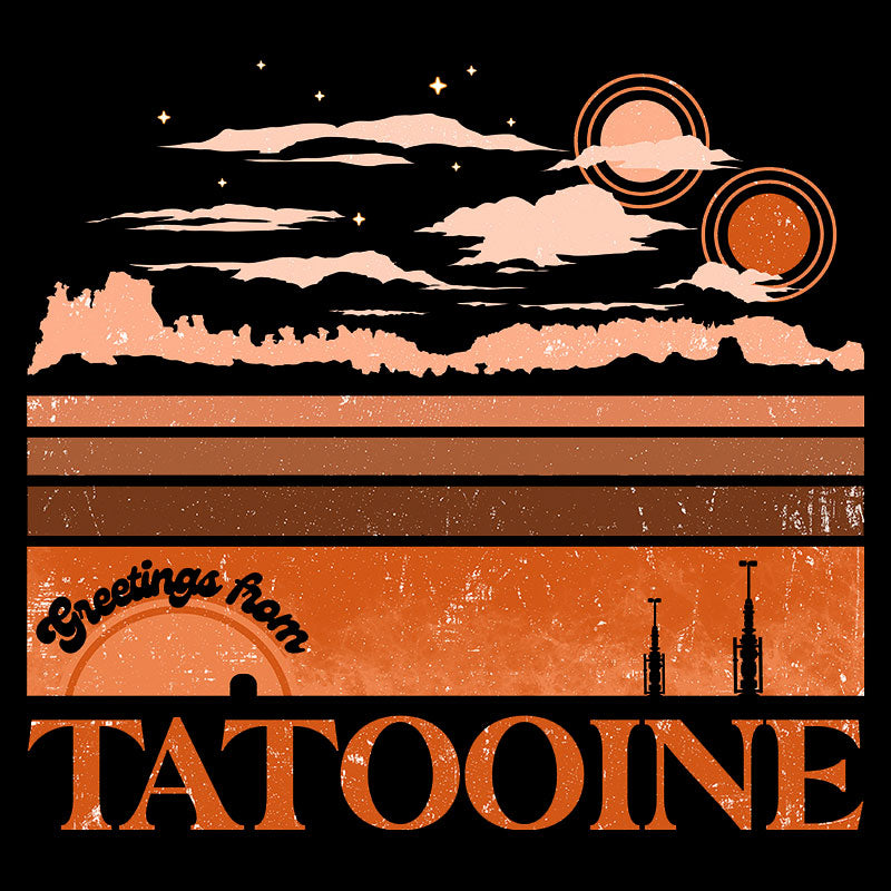 Tatooine Greetings Geek T-Shirt