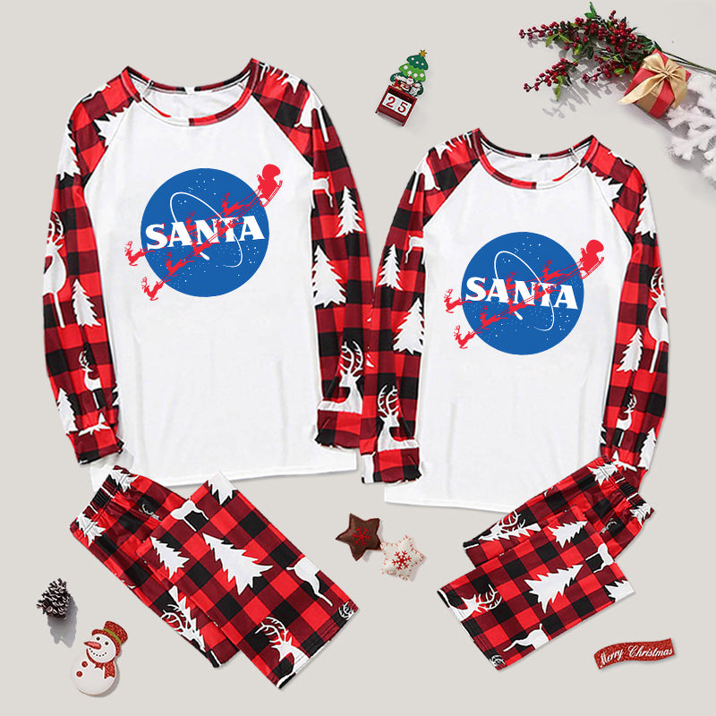 Christmas NASA Santa Family Christmas Pajama Sets