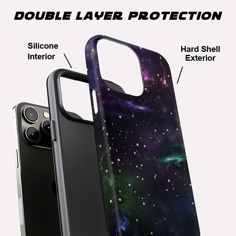 Beautiful Nebula Outer Space Geek Phone Case