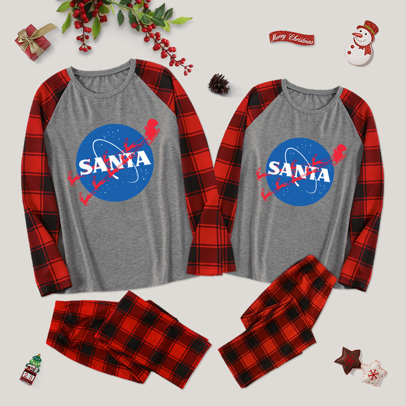 Christmas NASA Santa Family Christmas Pajama Sets