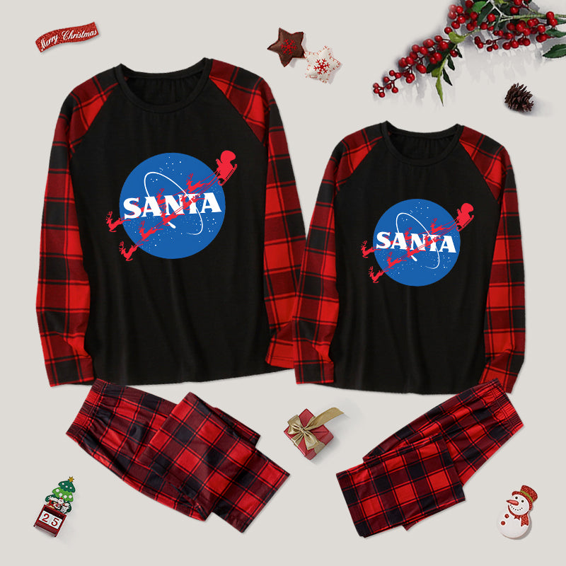 Christmas NASA Santa Family Christmas Pajama Sets