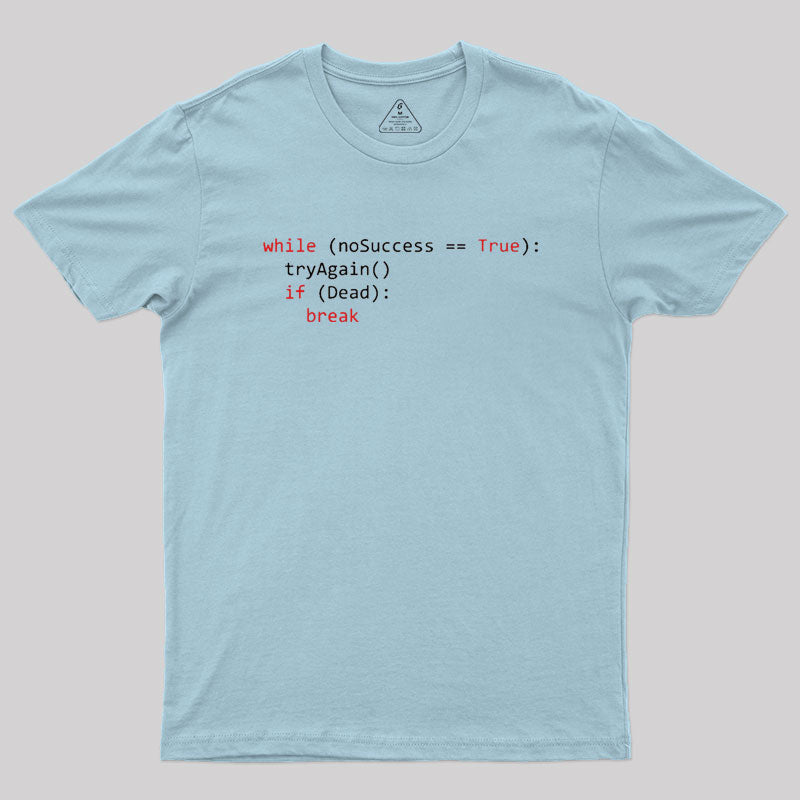 Algorithm of success | Python Coding Geek T-Shirt