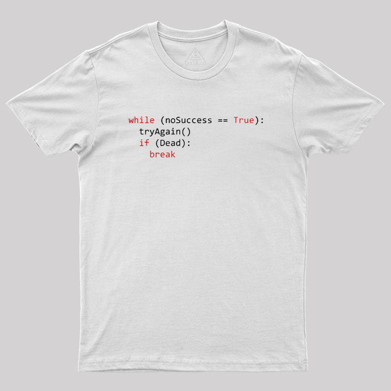 Algorithm of success | Python Coding Geek T-Shirt