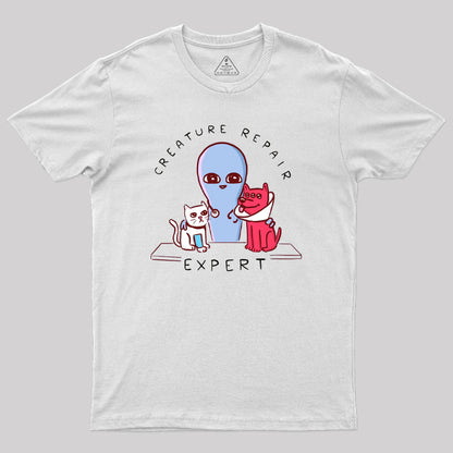 Creature Repair Expert Geek T-Shirt