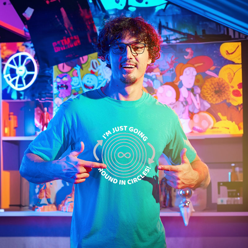 I'm Just Going Around In Circles Geek T-Shirt