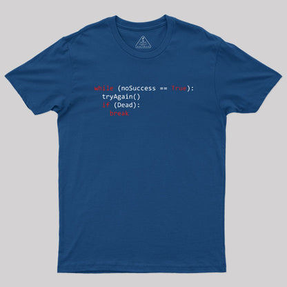 Algorithm of success | Python Coding Geek T-Shirt