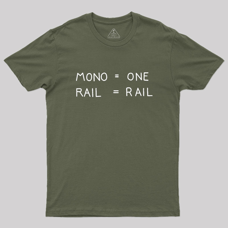 Mono One Rail Rail Geek T-Shirt